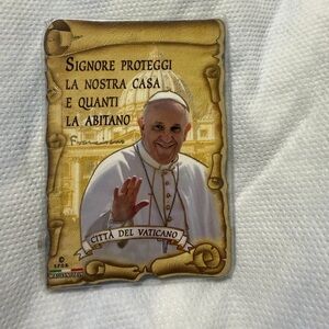 Vatican Souvenir Magnet with Papal Image